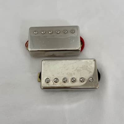 Epiphone Neck and Bridge Humbucker Pickups, Nickel Covers image 2