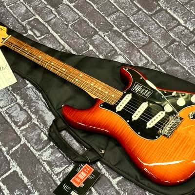 Fender Player PlusTop Stratocaster SSS PF Tobacco Sunburst W/Bag B-Stock Auth Dlr 7lbs15oz #245 image 6