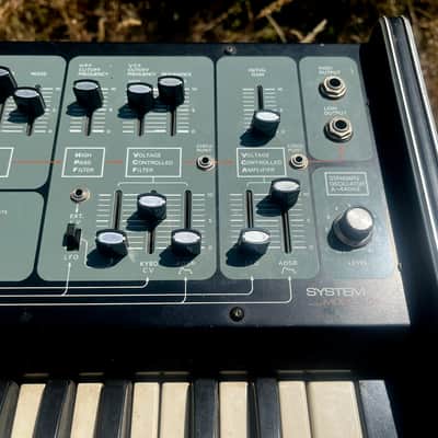 Roland System 100 Model 101 37-Key Synthesizer 1975 - 1979 - Black image 4