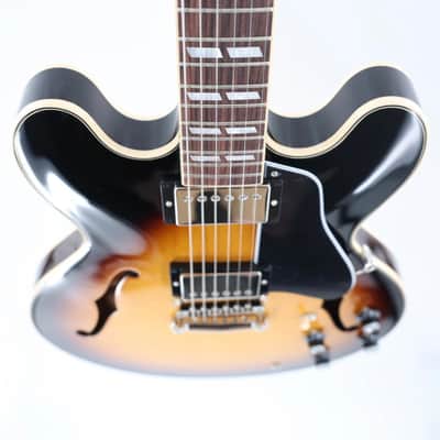 Gibson ES-345 Semi-Hollow Guitar w/ Hardshell Case - Vintage Burst image 8