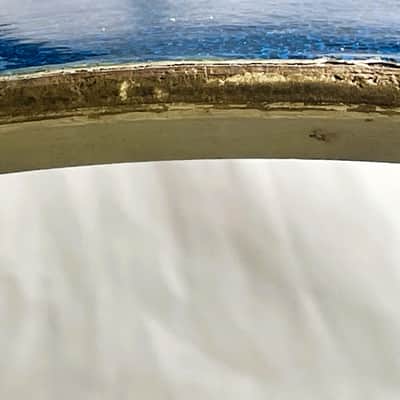 Ludwig 14" X 22" 64/65 Blue Sparkle Bass Drum Shell Sm. Keystone #500849 - LBSBDS-701-22 image 11