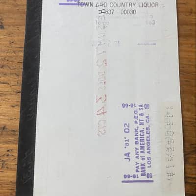 1980 G&L Payroll check signed George Fullerton image 4
