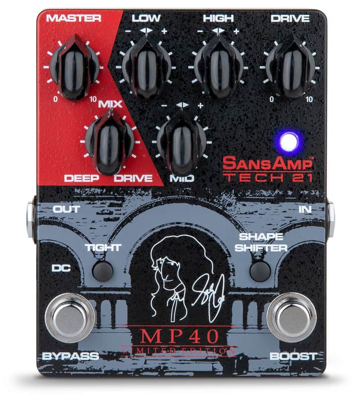 Tech 21 Geddy Lee MP40 Limited Edition Signature Sans Amp image 1