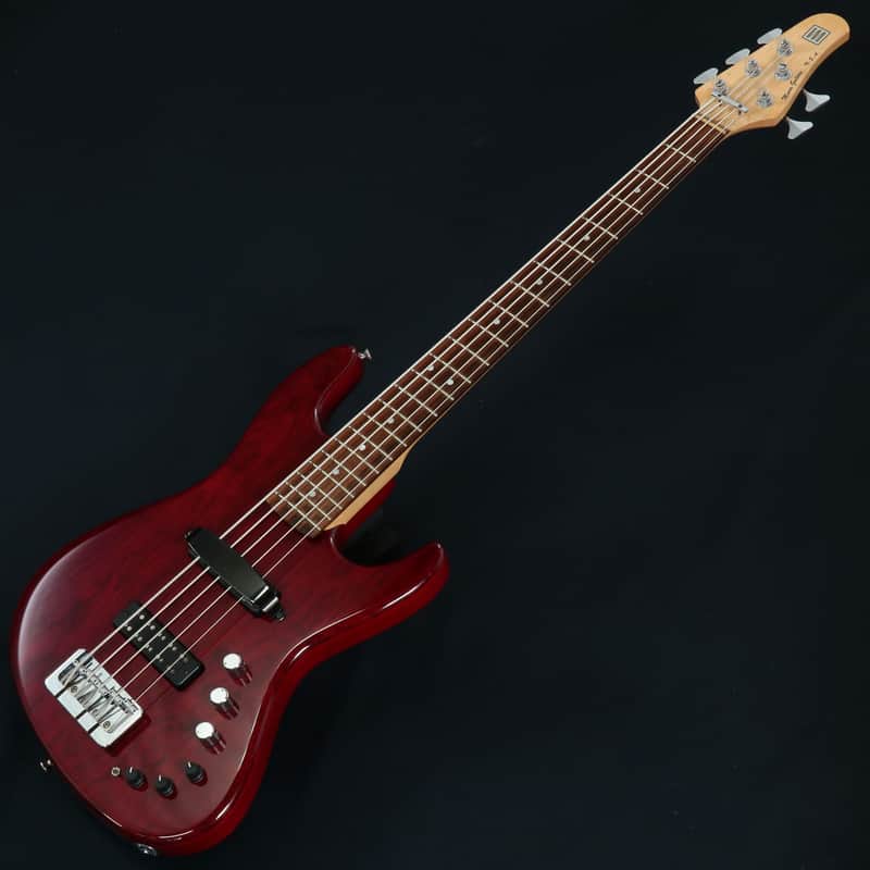 MIURA GUITARS USA MB-2 5st Trans Red MIURA GUITARS 5-string Active