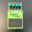 Boss PH-2 Super Phaser MIJ Black Label w/Patch Cable 1985- Green