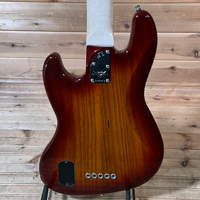 Fender Custom Shop Custom Classic V Electric Jazz Bass Guitar - Cherry Sunburst image 4