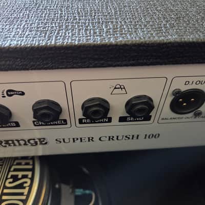 Orange Super Crush 100 2-Channel 100-Watt 1x12" Guitar Combo | Black | Used (Good Condition) image 6
