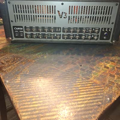 Carvin V3 3-Channel 100-Watt Tube Guitar Amp Head 2010s - Black image 1