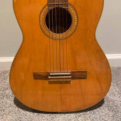 Vintage Zen-On Zenon classical Guitar Model 900 Japan & Case image 3