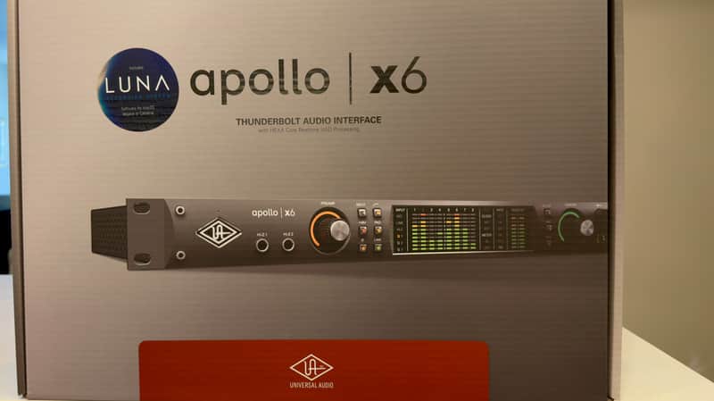 Universal Audio Apollo x6 Thunderbolt 3 Audio Interface 2018 - Present - Black image 1