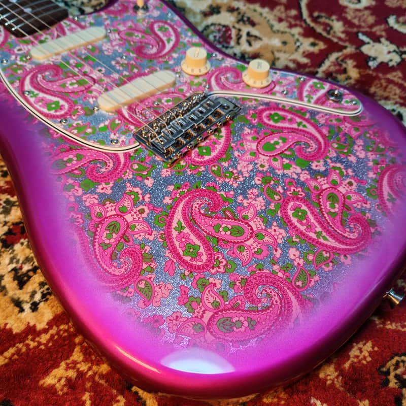 NEW IN BOX* 2025 Fender Japan Char Mustang Pink Paisley 1 of | Reverb