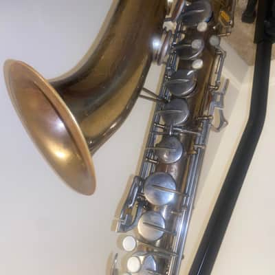 Vintage buescher Aristocrat series III Tenor saxophone, post Big G SN359090 image 5