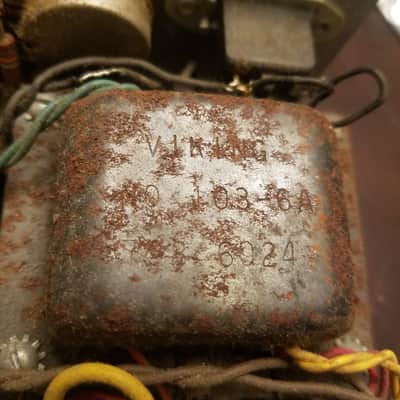 Viking RA72 Record Amplifier VU tube Reel to Reel preamp 1956 - Black and aluminum image 8