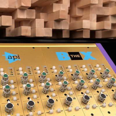 API The Box 2 Console Mixer Golden. Loaded With 550A Anniversary Edition. Perfect! image 3