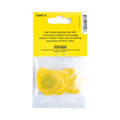 Dunlop 558P073 Tortex Flow Standard .73 mm Player's Pack/12 image 2
