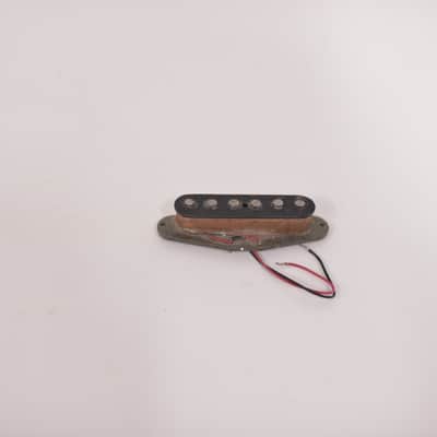 1979 Vintage Fender Stratocaster Bridge Pickup Gray-Bottom Flat-Pole 5.63K Electric Guitar 1970's image 1