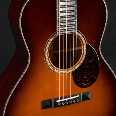 Santa Cruz H13 Custom Old Growth Mahogany and Moon Spruce Sunburst with Century Block Inlay NEW image 6