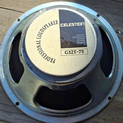 Celestion T3760 G12T-75 12" 75-Watt 16 Ohm Replacement Speaker 2010s - Silver image 1
