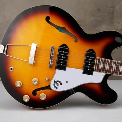 Epiphone Casino Vintage Sunburst Electric Guitar w/ Hardshell Case #59253 image 5
