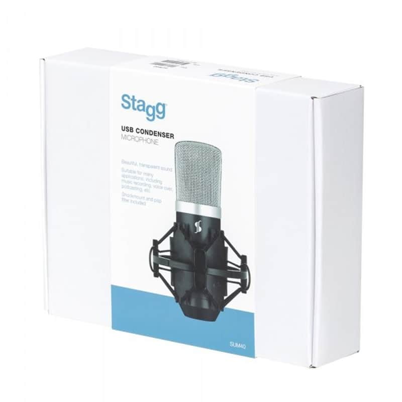 Photos - Microphone Stagg SUM40 Black 2019