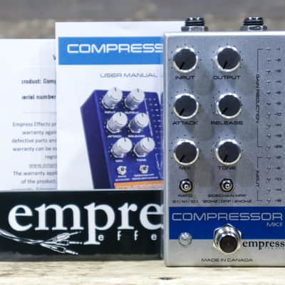 Empress Effects Compressor MkII Analog Compressor Silver Sparkle Effect Pedal image 9