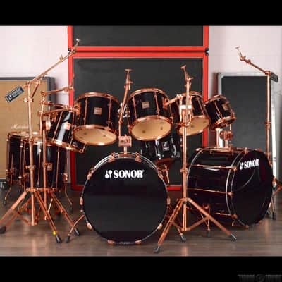 Sonor HiLite Exclusive 10 Piece Copper Drum Kit Set John Tempesta RETURN TO CLIENT #27721 image 1