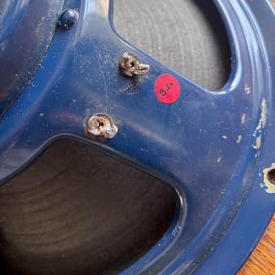 1963 Celestion Vox Blue T530 12” Alnico Speaker Pulsonic Cone 8 ohm vintage image 16