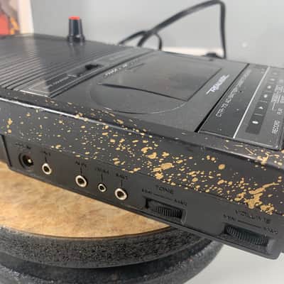 Modified Realistic Cassette Recorder Player Custom Painted Circuit Bent Lofi Vintage includes free Tape Loop image 2