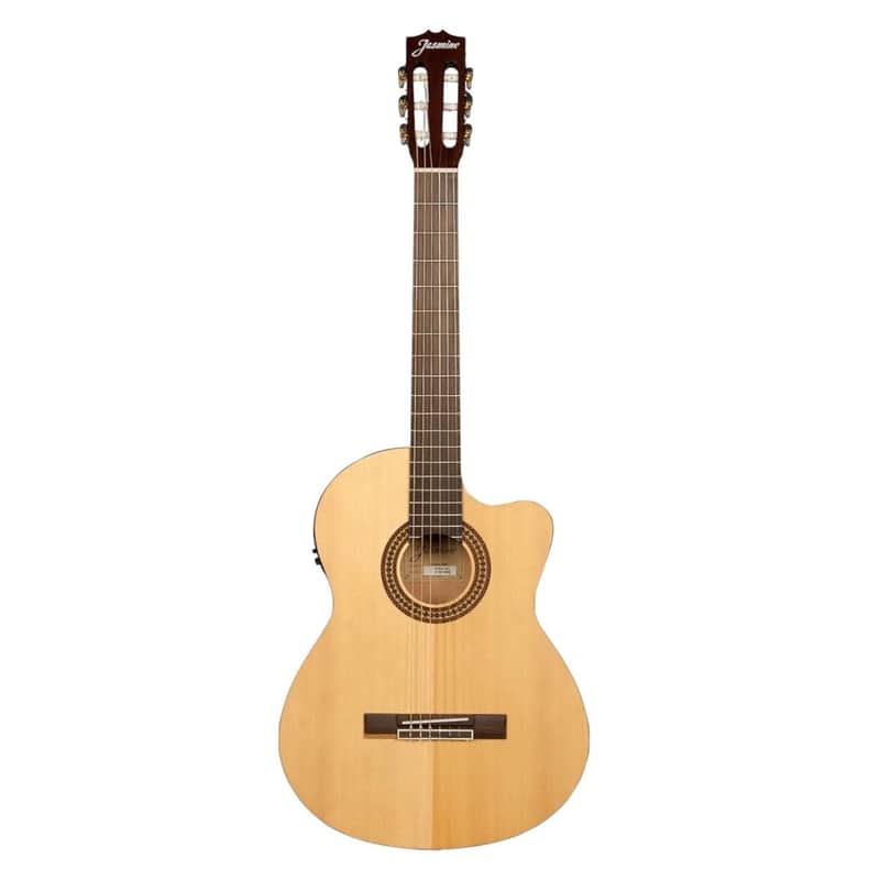 Jasmine JC-25CE Nylon String Classical Electric Guitar (Natural) *USA Small Business* image 1