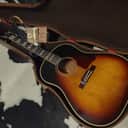 1955 Gibson Southern Jumbo SJ Slope-Shoulder Flat-Top Acoustic w/5-Latch Lifton Brown Case & Hangtags- VIDEO DEMO