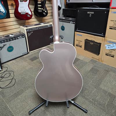Gretsch G6118T Players Edition Anniversary Hollow Body - Two-Tone Copper Metallic / Sahara Metallic image 5