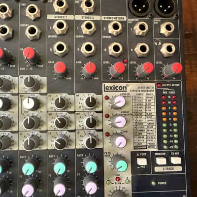 Soundcraft EFX12 12-Channel Mixer PA System Desk with Effects 2010s - Black image 5