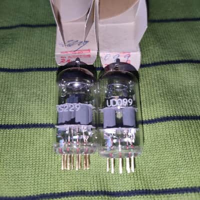NEW TESLA E83CC 12ax7 ecc83 frame grid matched pair NOS NIB vacuum tubes not JJ image 2