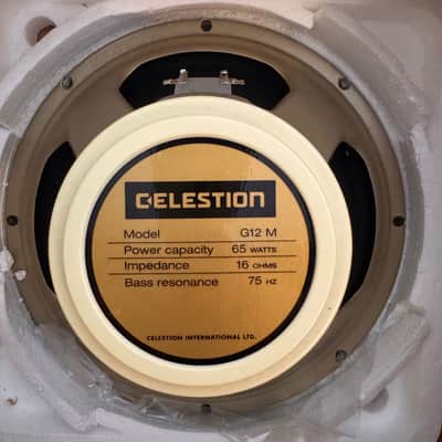 Celestion G12M-65 Creamback 12" 65-Watt 16 Ohm Speaker 2010s - Cream image 1
