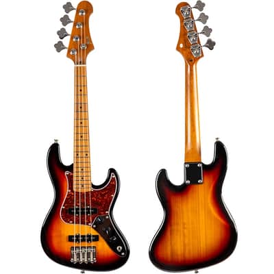 Flight MINI BASS JB SB Rock Series Roasted Poplar Body Roasted Maple Neck 4-String Electric Bass Guitar w/Gig Bag image 2