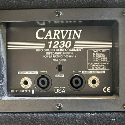 Carvin / Velodyne sound system CT-80, 230, 232 early 2000's - black, padded enclosures image 6