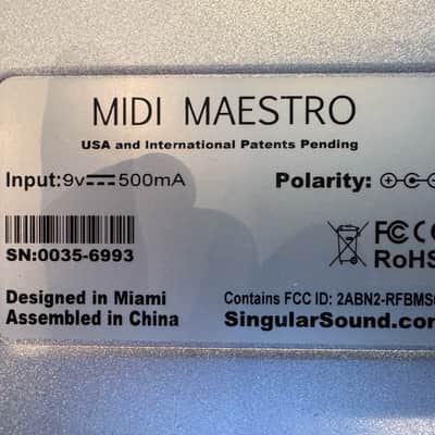 **IN BOX** Singular Sound Midi Maestro - Silver image 12
