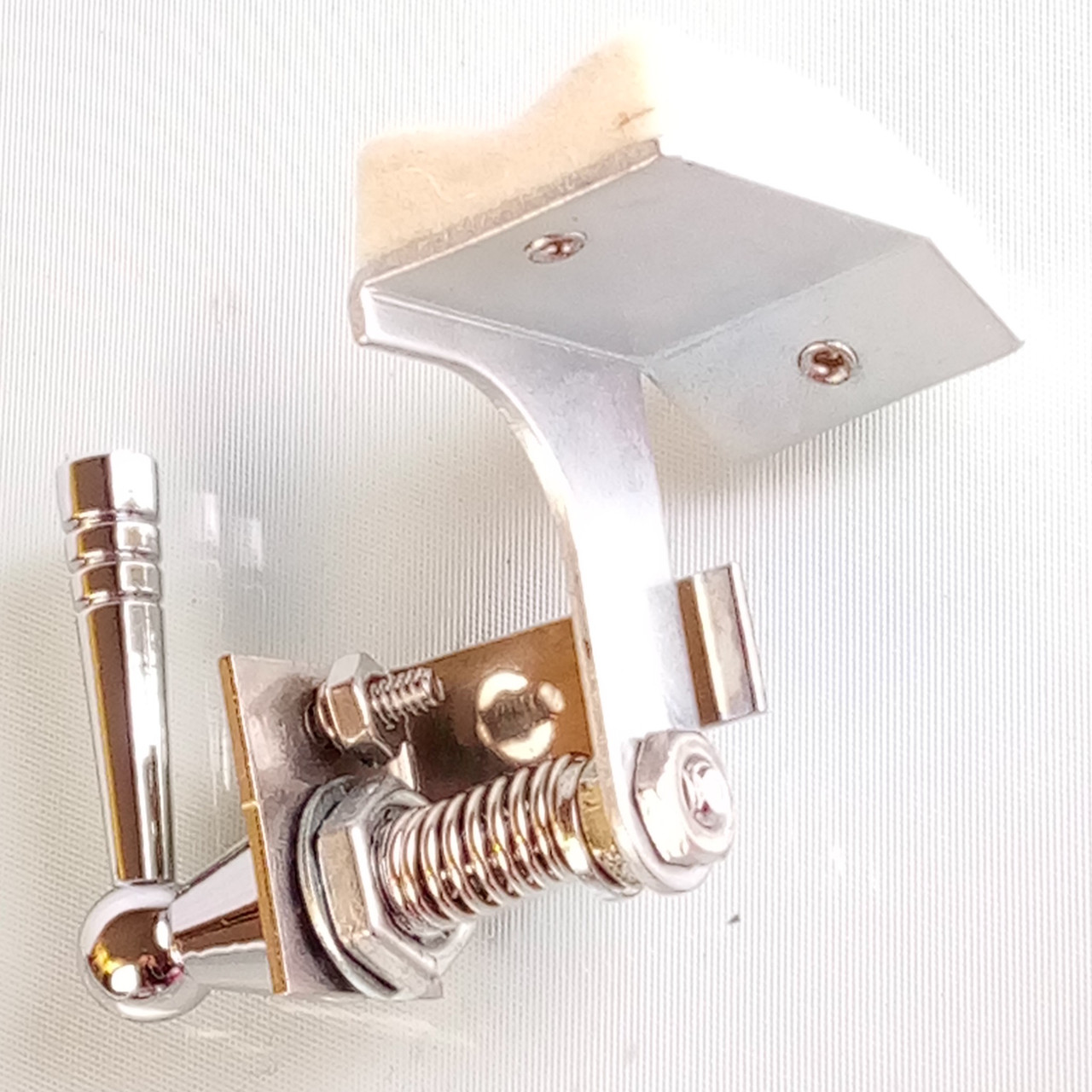 Ludwig White Felt Baseball-Bat Muffler Vintage Classic Snare/Tom Drum 60s Chrome — main photograph