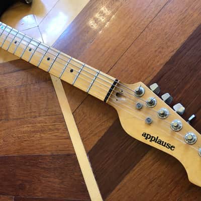 Vintage Orig. Applause by Ovation ST Stratocaster Electric Guitar 80s Korean w/ Trem System image 8