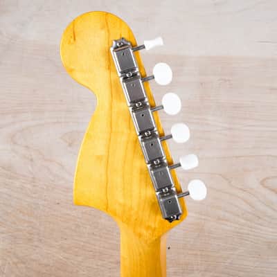 Fender Classic '70s Mustang MIJ 2016 Candy Apple Red Japan w/ Matching Headstock w/ Bag image 21