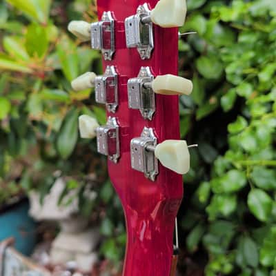 Vintage VS6-CR Reissued Series Double Cut with Gold Hardware 2010s - Cherry Red image 17