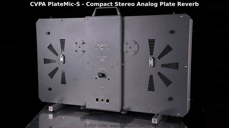 50% DEPOSIT - CVPA PlateMic-S - Compact Analog Stereo Plate Reverb w/internal Stereo Driver System (SDS) - PREORDER 50% DEPOSIT image 1