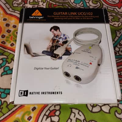 Behringer Guitar Link UCG102 Guitar-to-USB Audio Interface 2014 - Present - Standard image 3