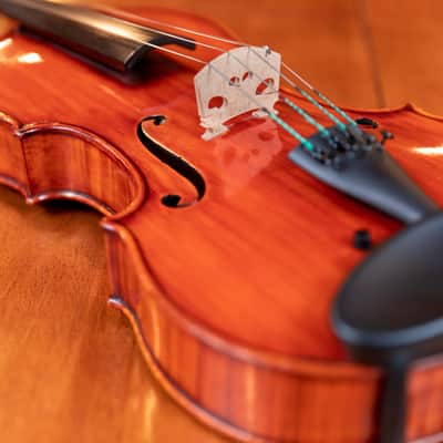 Beautiful 1924 Handcrafted 16" Viola by Jacob Lundh + Bow (with Appraisals) image 1