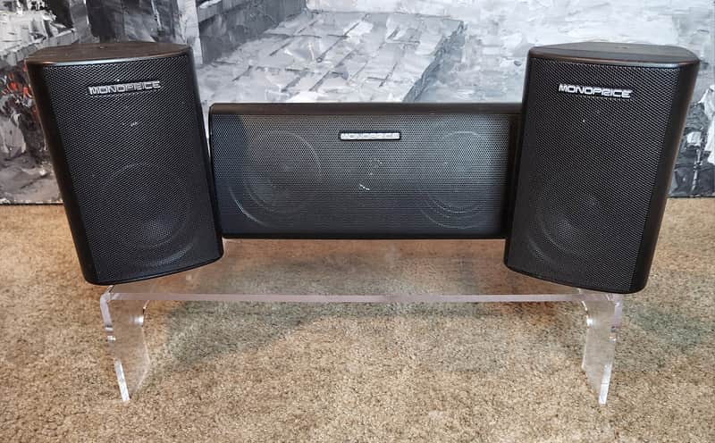 Immagine Monoprice Monoprice 8247 satilite speakers 3 speakers 2010 - Black - 1