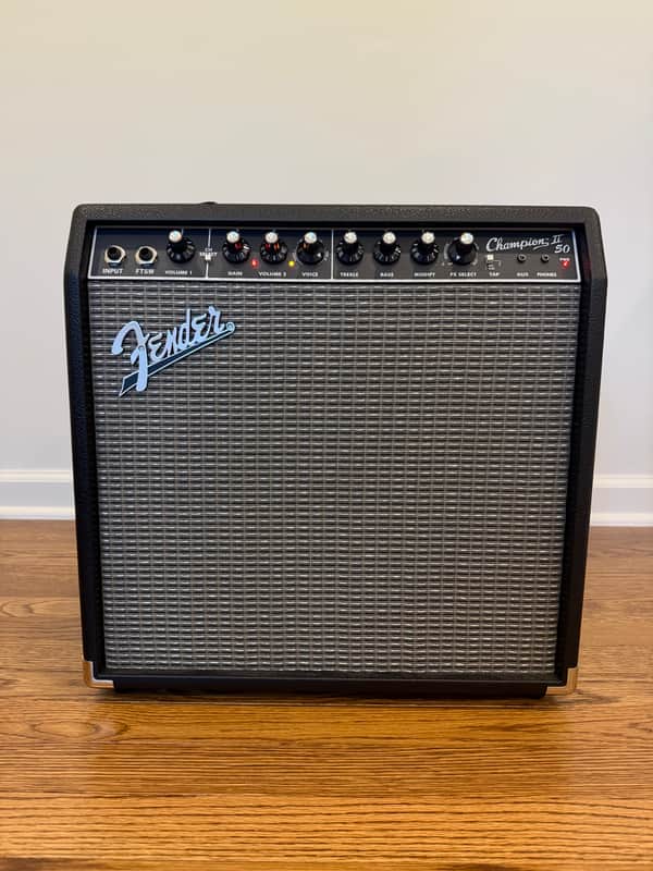 Fender Champion II 50 2-Channel 50-Watt 1x12" Guitar Combo 2024 - Present - Black image 1