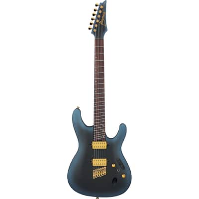 Ibanez SML721 S Axe Design Lab Multi-scale Electric Guitar - Midnight Arctic Ocean Matte image 2