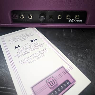 Wylde Audio Amplifier  mini 50 watt head 2026 purple image 7