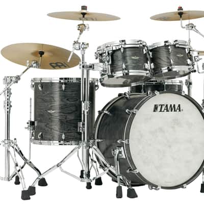 Tama TW42RZS-ASCS STAR Walnut Shell Kit 4 pcs - Satin Charcoal Japanese Sen/Chrome HW image 10