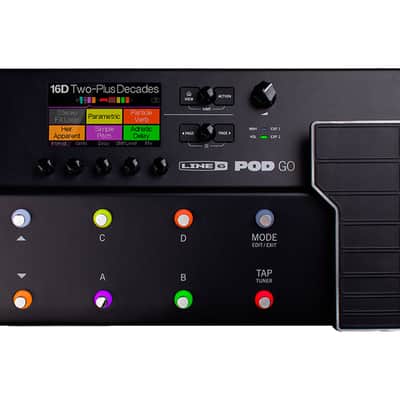 Line 6 POD Go + 2x Gator 20' RA Instrument Cable image 2